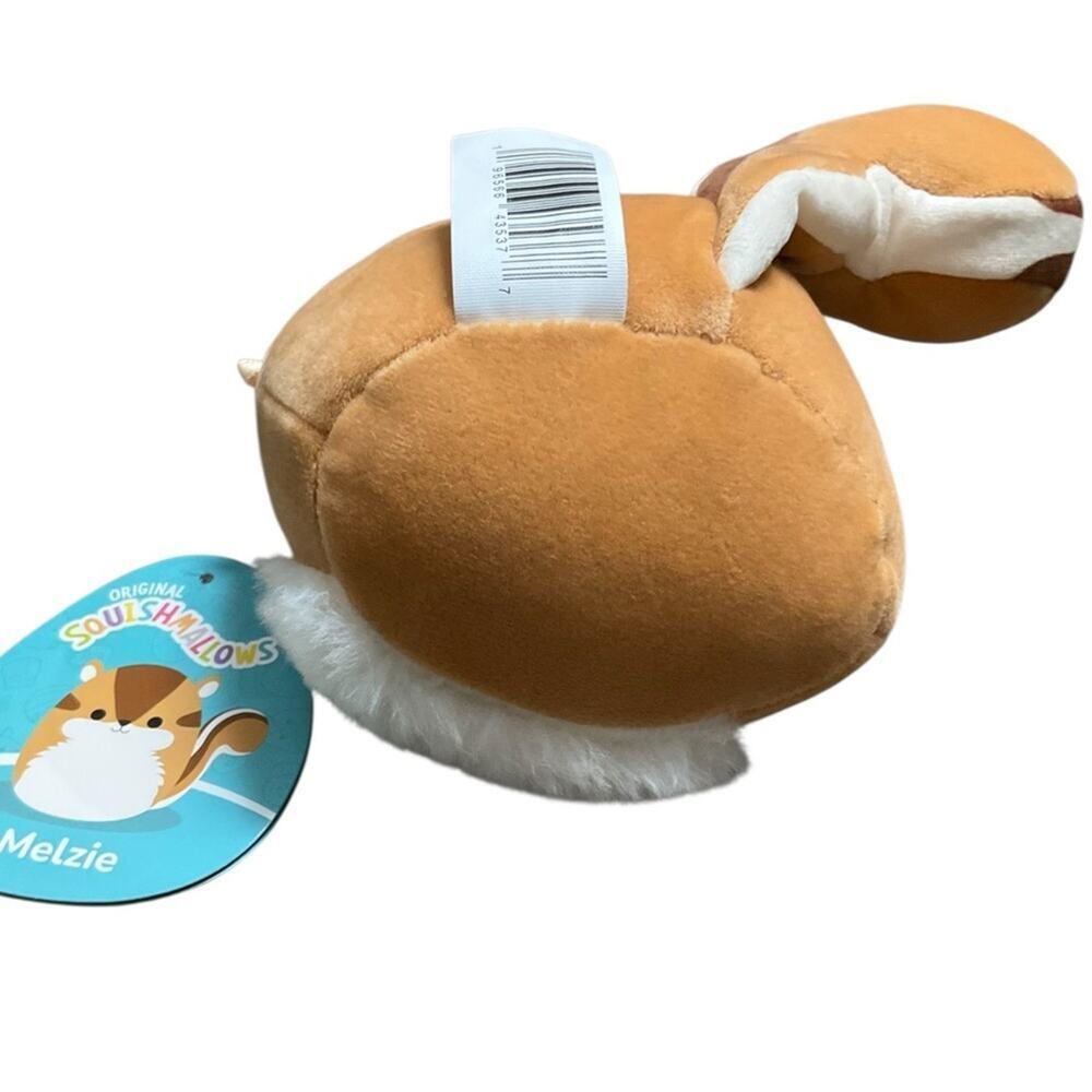 Squishmallows Melzie Squarel Tan and White Kids Toy - Picture 4 of 7